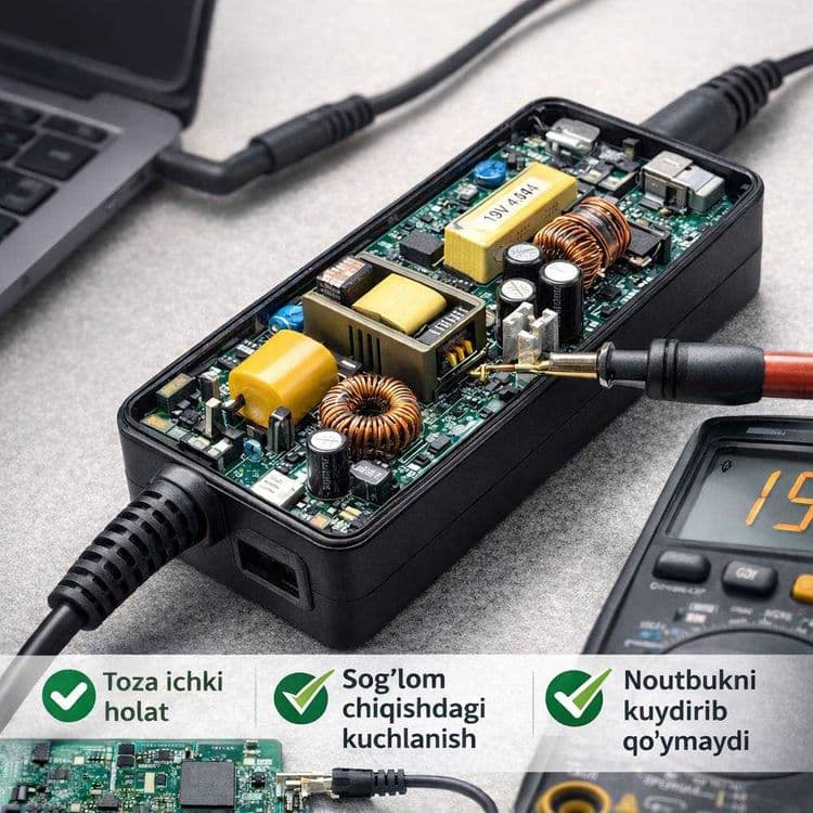 Aksiya! yetkazish noutbuk zaryadka blok pitaniya (lenovo asus acer hp) — 2