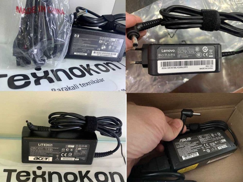 Aksiya! yetkazish noutbuk zaryadka blok pitaniya (lenovo asus acer hp) — 3