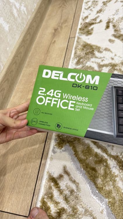 Klaviatura + Sichqoncha / Клавиатура + Мышь Delcom DK-810 Чёрный — 3