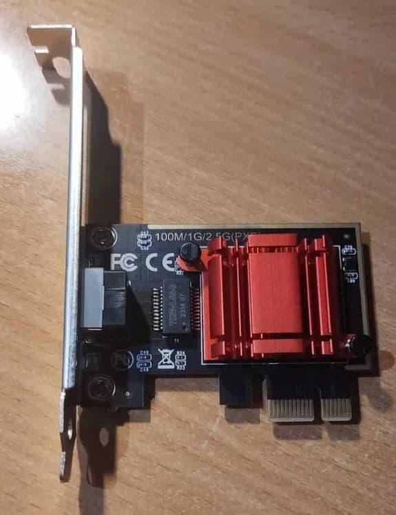 Сетевая карта PCIE на RJ45 2500 Мбит/с — 7