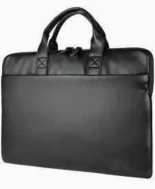 Сумка для ноутбука 15,6" #9902-3 Экокожа Black+ — 2