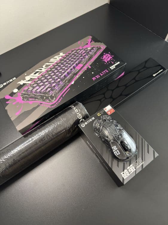 To'plam Gravastar Mercury V75 Lite & Gravastar M2 + keypad + mousepad — 1