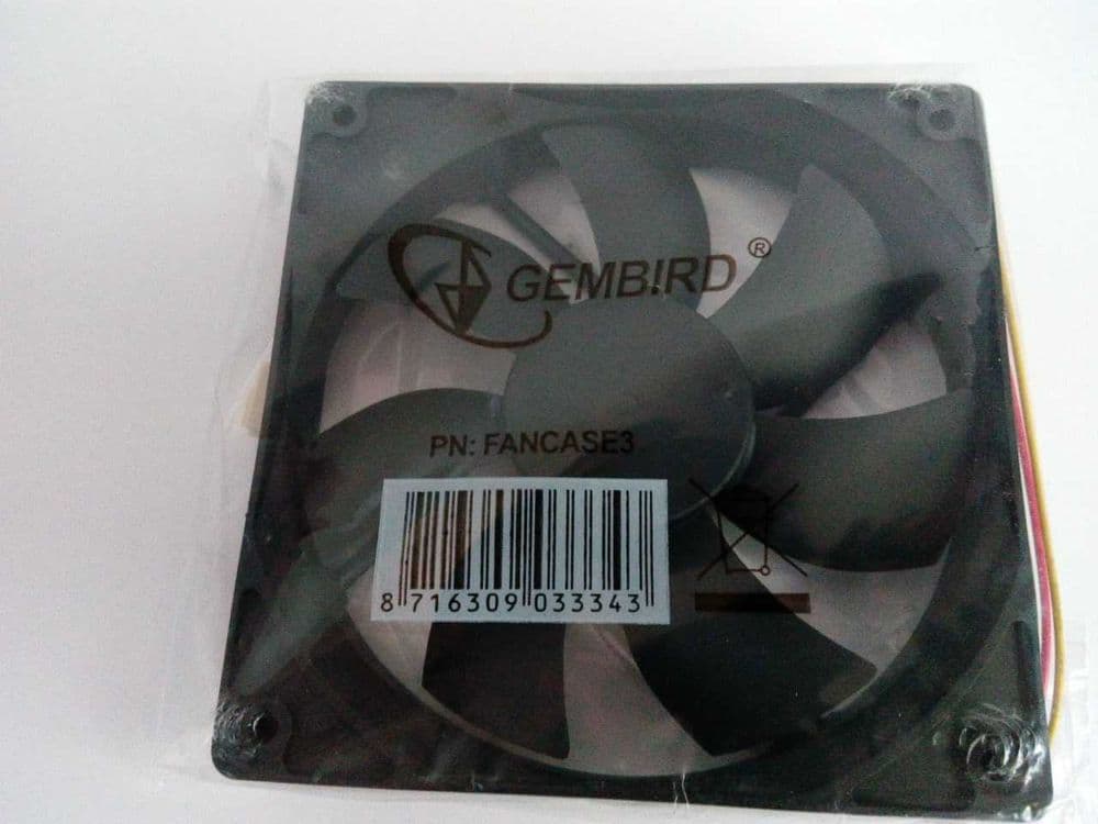 кулер 12 см. 3 pin ,DC 12V фирмы GEMBIRB — 7