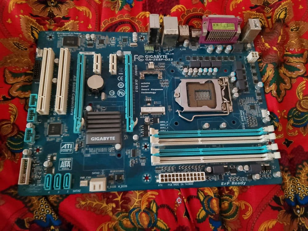Intel pentium g620 2.60 ghz и материнская плата gigabayte, — 2
