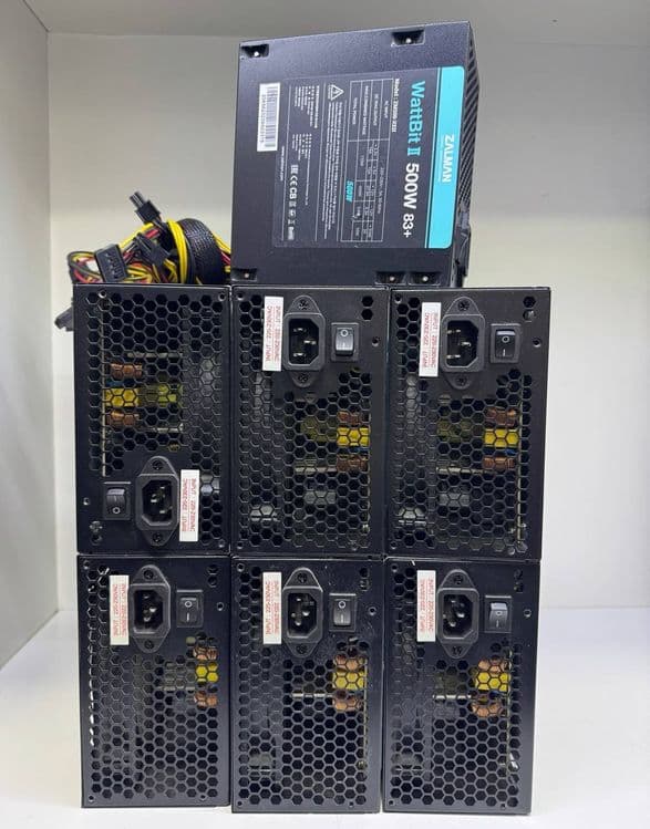 Zallman 500W blok pitaniya zŏr holatda — 2