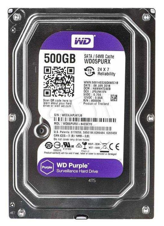 HDD 500 gb Жёсткий диск для камер WD — 2