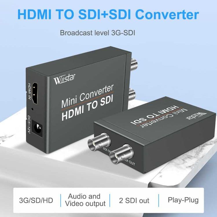 Видео-аудио адаптер HDMI к SDI, 1080P — 1