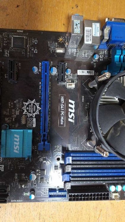 MSI H87-G41 PC Mate + Intel Pentium G3260 + Кулер LGA1150 — 2