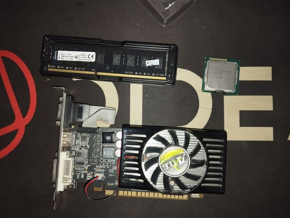 3 tasi birda GT 430.   DDR 3 8GB .e3-1230v2 — 1