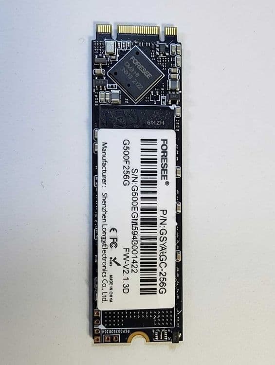 SSD-диск формата M.2 Type 2280 с интерфейсом M.2 SATA 256gb — 1