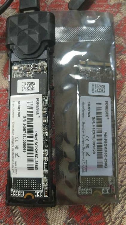 SSD-диск формата M.2 Type 2280 с интерфейсом M.2 SATA 256gb — 2