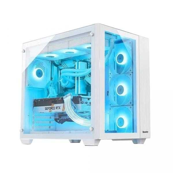 Huntkey CASE  S980 White with ARGB FAN кейс компьютерный + — 2