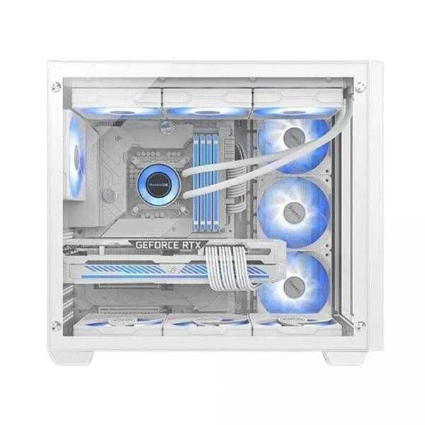 Huntkey CASE  S980 White with ARGB FAN кейс компьютерный + — 3