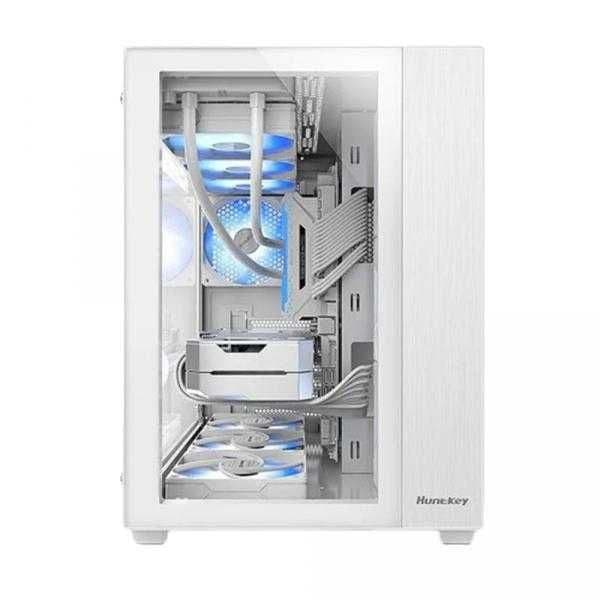 Huntkey CASE  S980 White with ARGB FAN кейс компьютерный + — 4