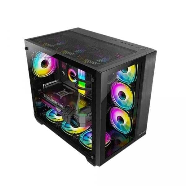 Huntkey CASE  S980 White with ARGB FAN кейс компьютерный + — 7
