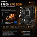 Gigabyte B760M K V2 DDR4 materinka platalar keldi LGA1700.B2B,B2C