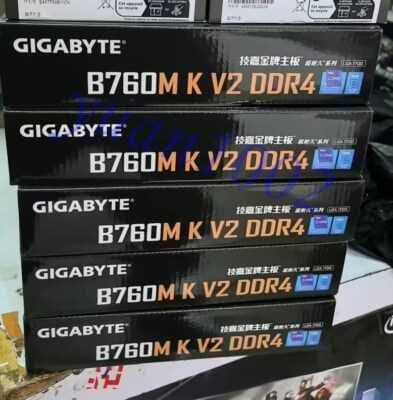Gigabyte B760M K V2 DDR4 materinka platalar keldi LGA1700.B2B,B2C — 2