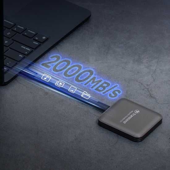 Портативный внешний SSD-накопитель диск Transcend 1TB - 2TB + — 2