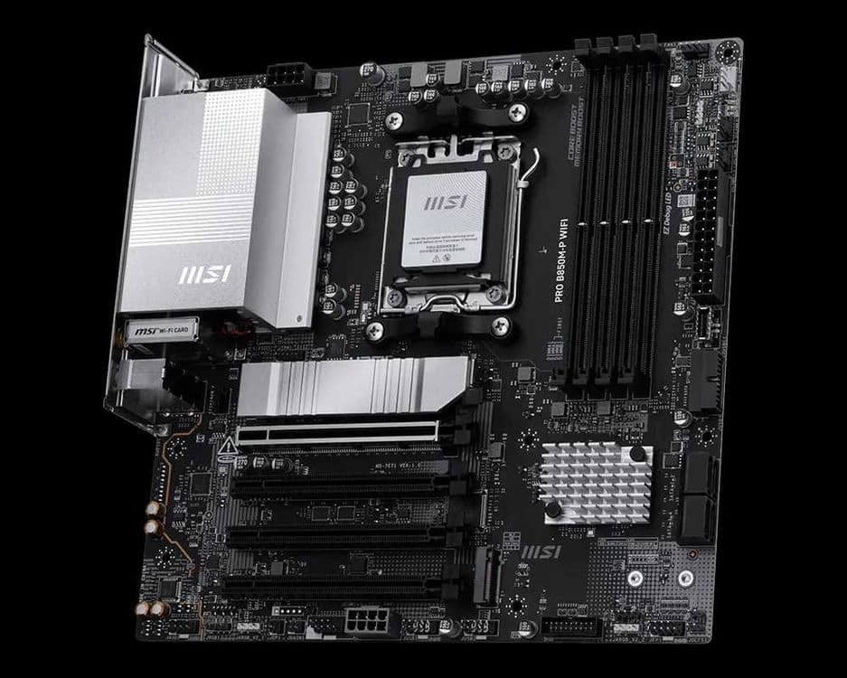 Материнская плата MSI PRO B850M-P WIFI 7 DDR5 AM5 mATX — 3