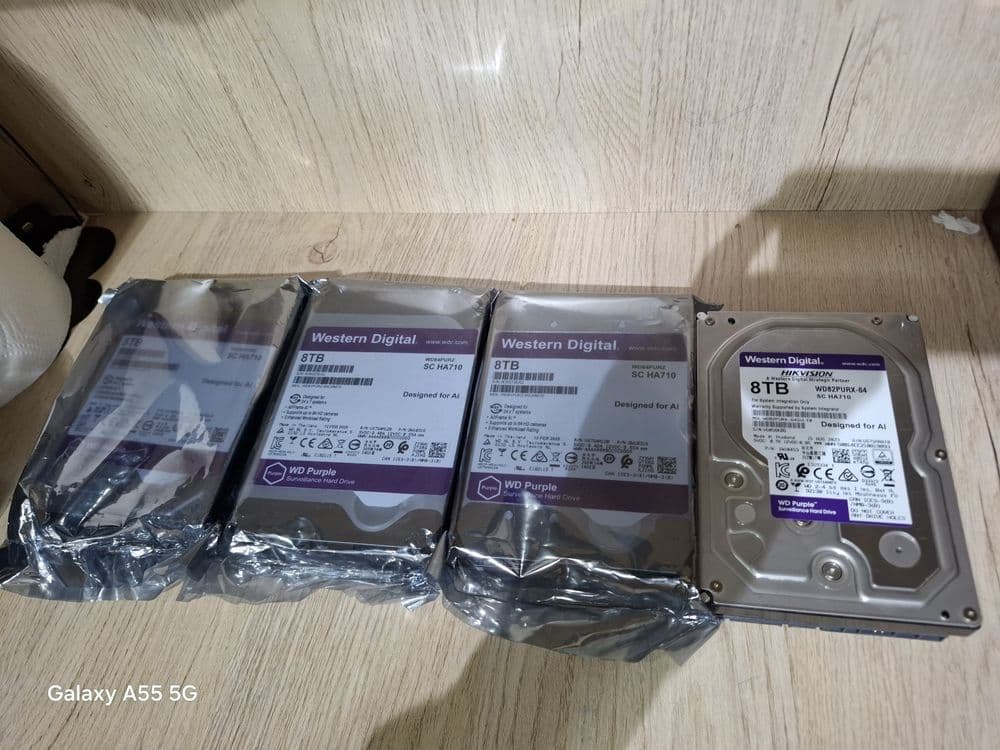 HDD WD Purple 8 TB Жесткие 100% — 2