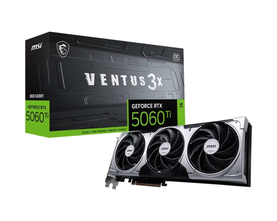 MSI GeForce RTX 5060 Ti Ventus 3X 8GB GDDR7 NEW — 1