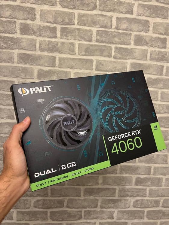 Видеокарта RTX 4060 8gb GDDR6 Palit Dual — 1