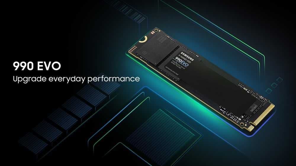 SSD накопитель - Samsung 990 EVO 4TB - NVMe M.2 (5000 MB/s) — 1