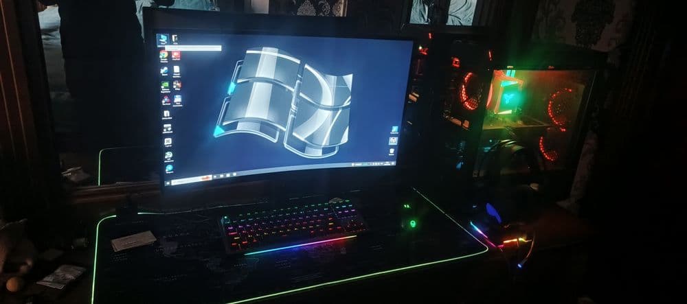 Kompyuter ASRock steel legend z390 i5 9600kf monitor 27dyum 240hz — 3