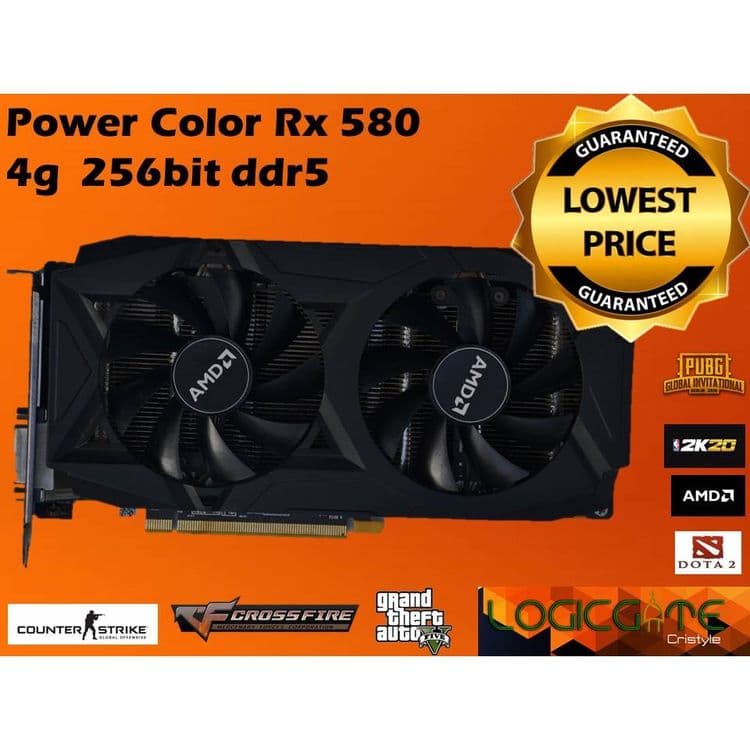Видеокарта RX580 4 GB DDR5 — 6