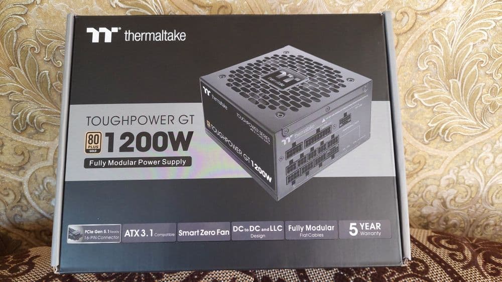 Thermaltake Toughpower GT 1200W 80 plus gold, блок питания — 1