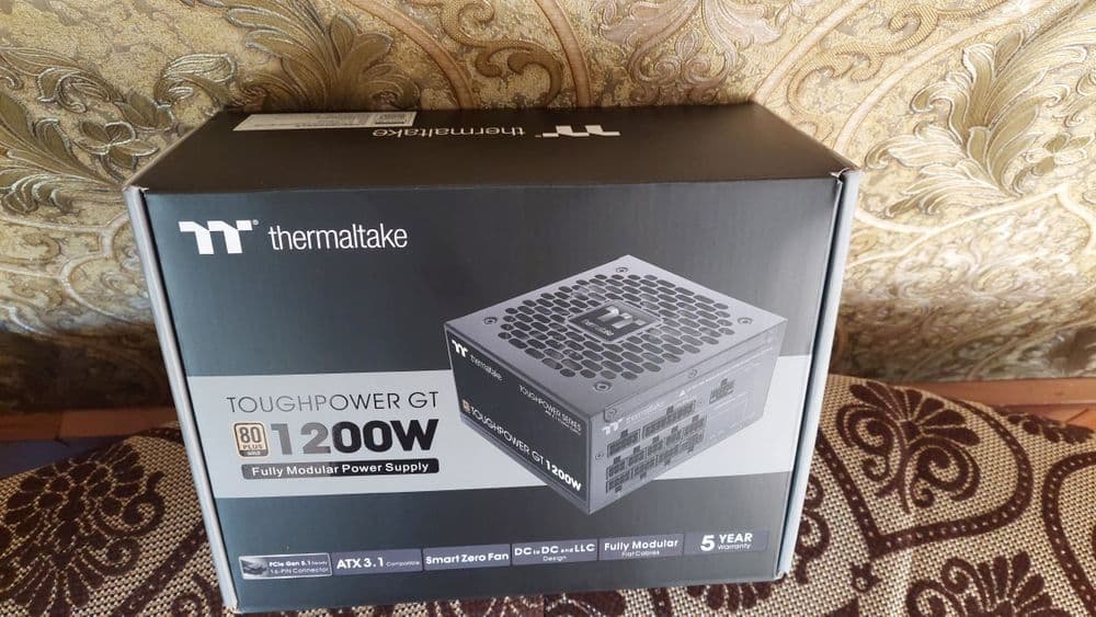 Thermaltake Toughpower GT 1200W 80 plus gold, блок питания — 7