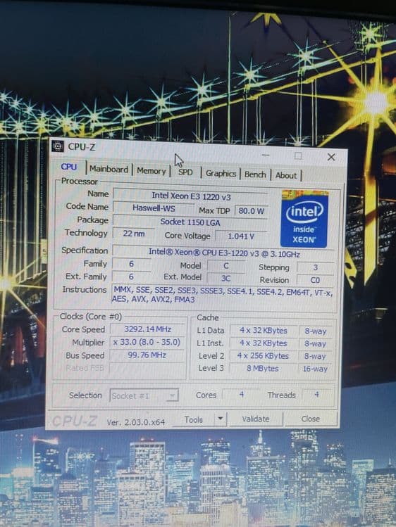 Продам процессер Xeon E3 1220 v3 — 1