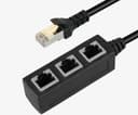 Сетевой хаб адаптер Lan to 3 Lan RJ45