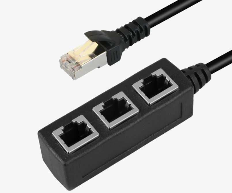Сетевой хаб адаптер Lan to 3 Lan RJ45 — 1