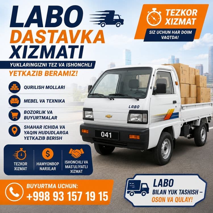 Labo xizmati tez va oson — 2