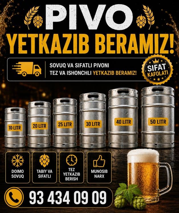 Pivo yetkazib berish xizmati 24/7 — 1