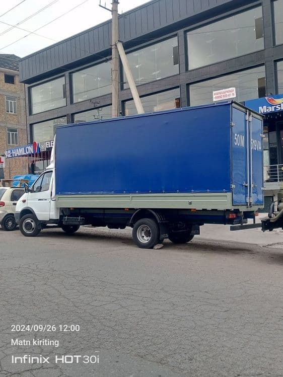 Газел юк ташиш хизмати 5.20 узунлиги усти очилади — 3
