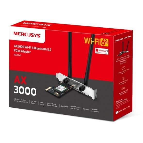 Mercusys MA530/MA86XE/MW300UM/HALO S3 Адаптер PCIe с поддержкой+ — 1