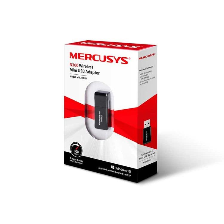 Mercusys MW300UM Wi-Fi роутер адаптер + — 1