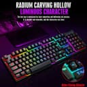 Игровая мышка и клавиатура T-Wolf TF200 для компьютер и ноутбук PC