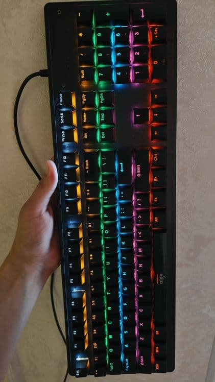Aigo mexanik klaviatura, клавиатура механическая с подсветкой RGB — 1