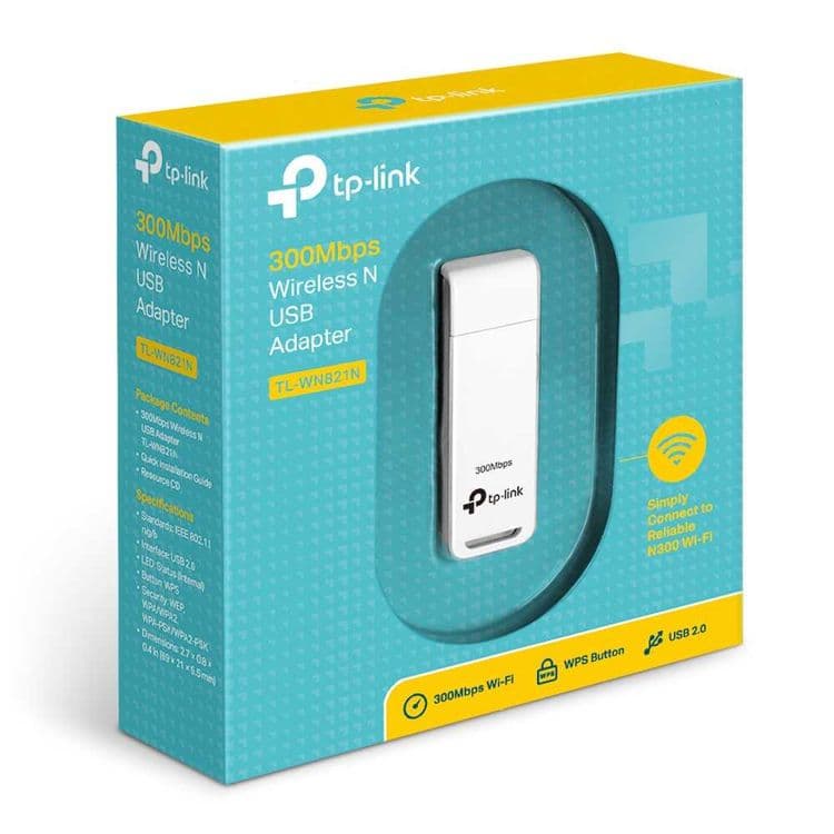 Сетевой адаптер WiFi TP-LINK TL-WN821N N300 — 1