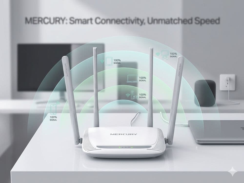 Wi-Fi роутер с 4 мощными антеннами 5dBi стабильный сигнал по всему дом — 3