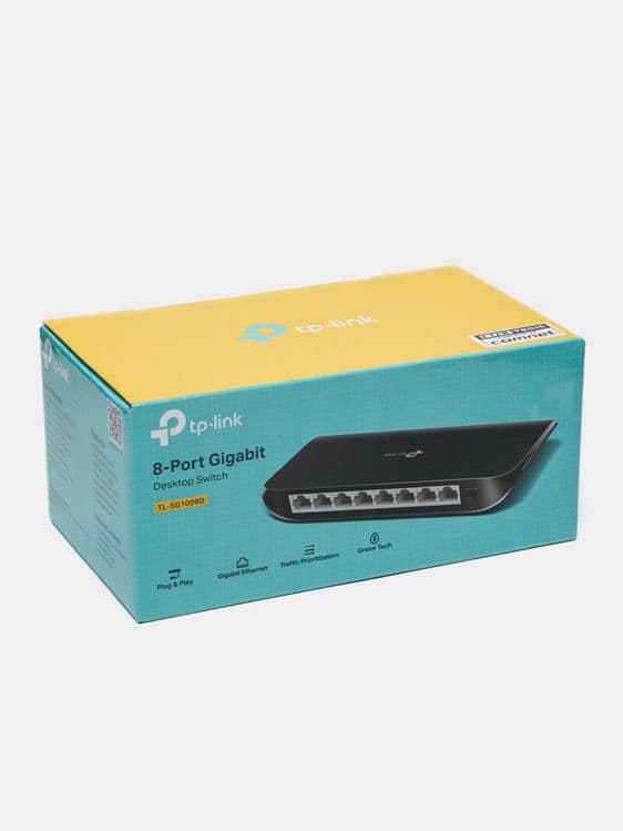 Коммутатор Switch - TP-LINK TL- SG1008D 8-port Gigabit Доставка есть! — 1