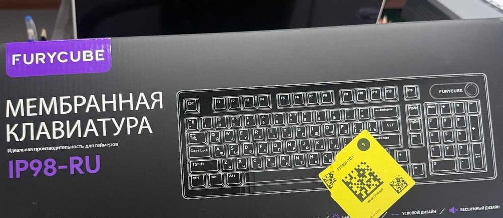 Клавиатура Xunfox K82 Xunfox K82 yoritgichli klaviatura yangi xolati — 2