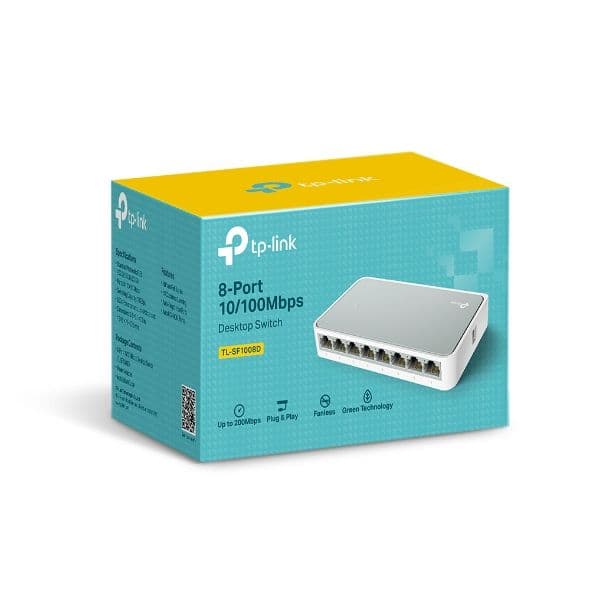 Новый Tp link 8-портовый коммутатор 10/100 Мбит/с-hub sotiladi — 1