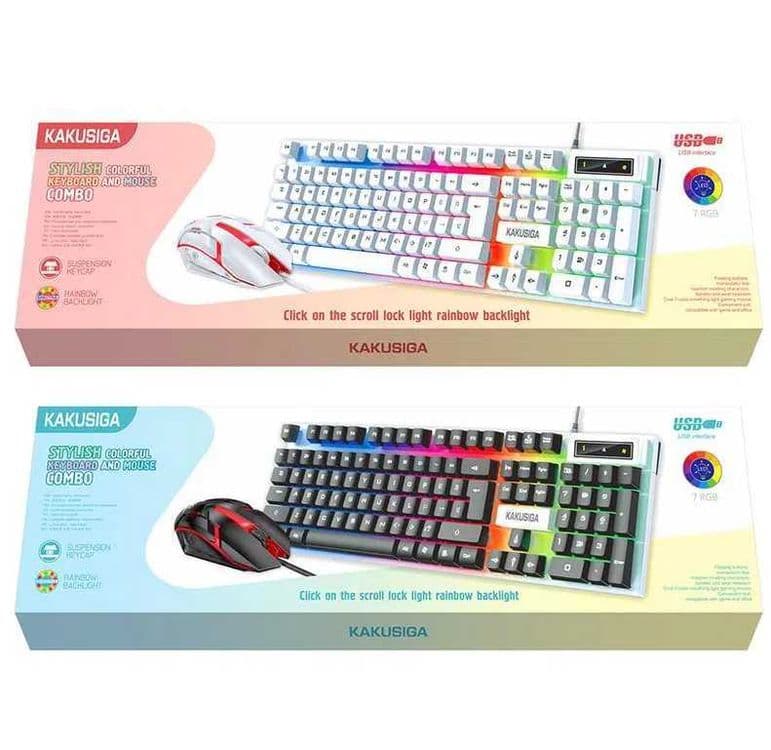 Клавиатура KAKUSIGA KSC-862 Игровая мышка и клавиатура — 3