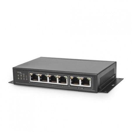 Пое свич комутатор 6‐PORT 10/100Mbps SWITCH WITH 4‐PORT POE + 2UP-Link — 2