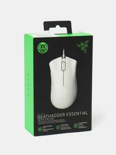 Продаю мышки  Razer Deathadder Essential 2 ЦВЕТА Белый и Черный 1+1=3 — 2