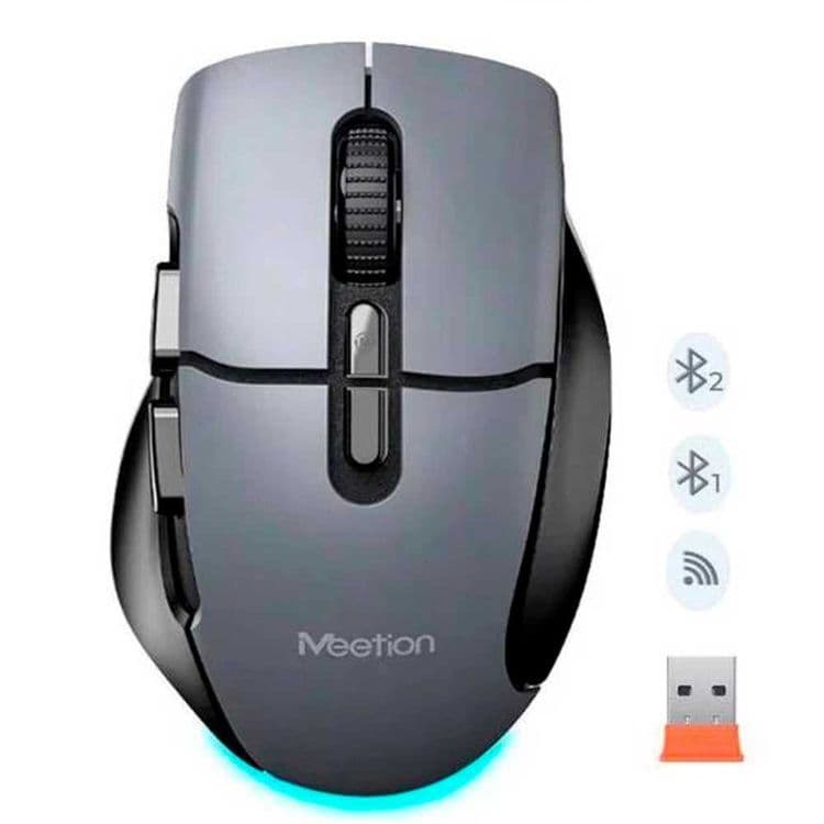 Продается беспроводная мышь MeeTion BTM001/2 Black/White + — 3